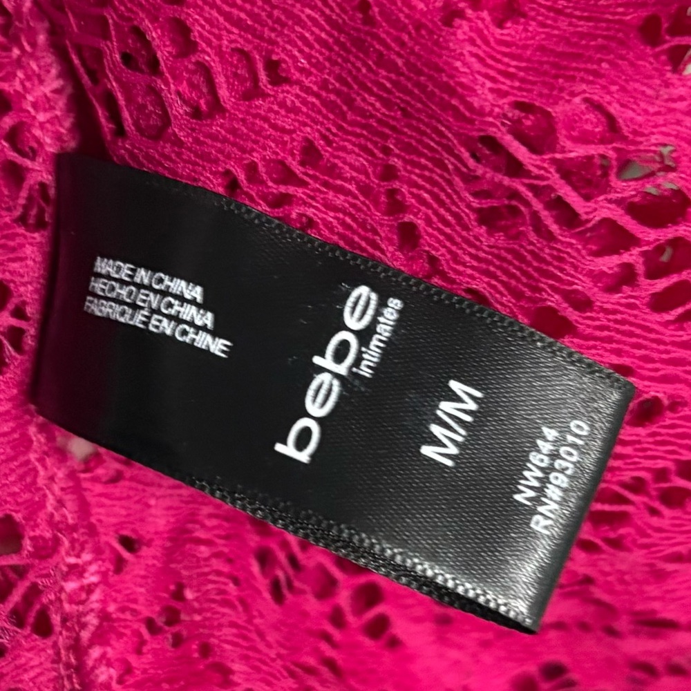 Bebe Pink Lace Chemise - Picture 3 of 3